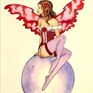 Amy Brown print “Bubble Rider V”